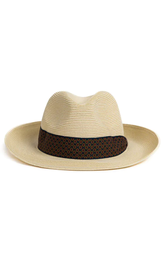 Beige opvouwbare Panama hoed - photo 1