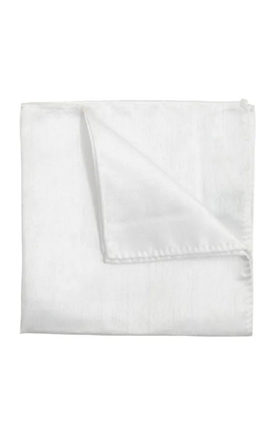 Wit Polyester Dupion Pochet