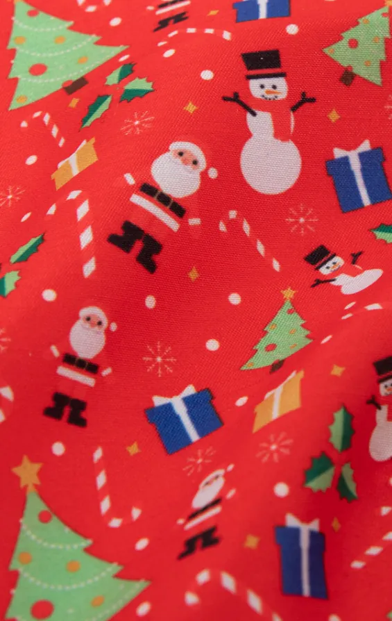 'Festive Fun' rood kerst pochet - photo 1