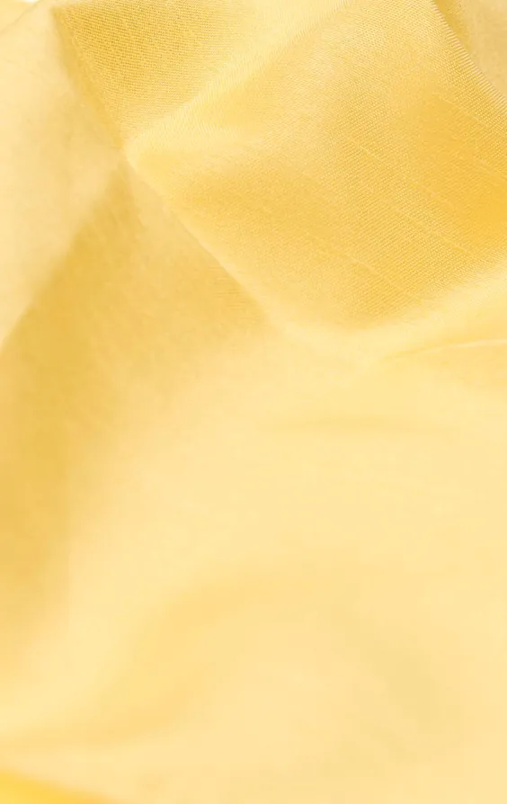 Lichtgeel Polyester Dupion Pochet - photo 2