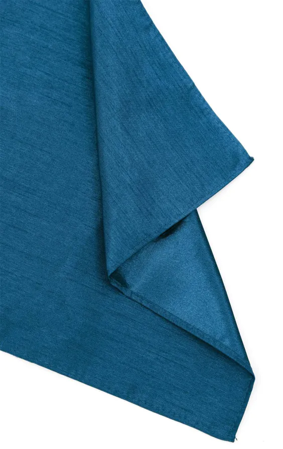 Marokkaans blauw Polyester Dupion Pochet - photo 1