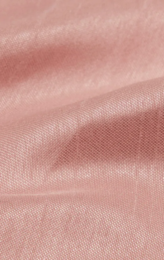 Stoffig roze Polyester Dupion Pochet - photo 1