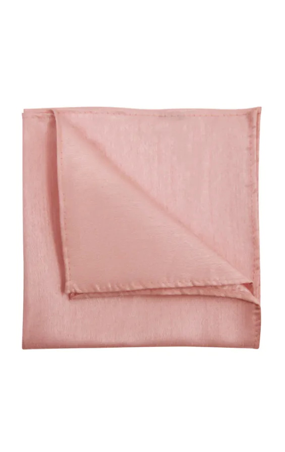 Stoffig roze Polyester Dupion Pochet