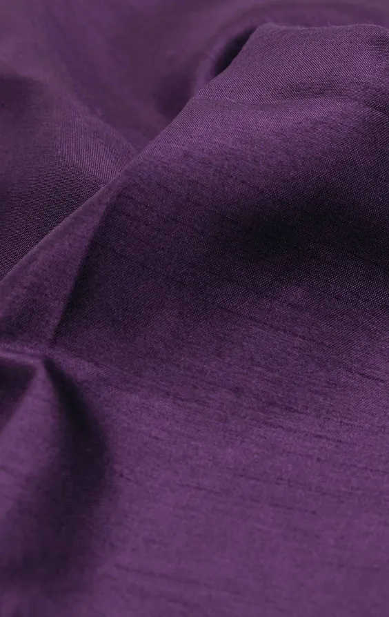 Donkerpaars Polyester Dupion Pochet - photo 2