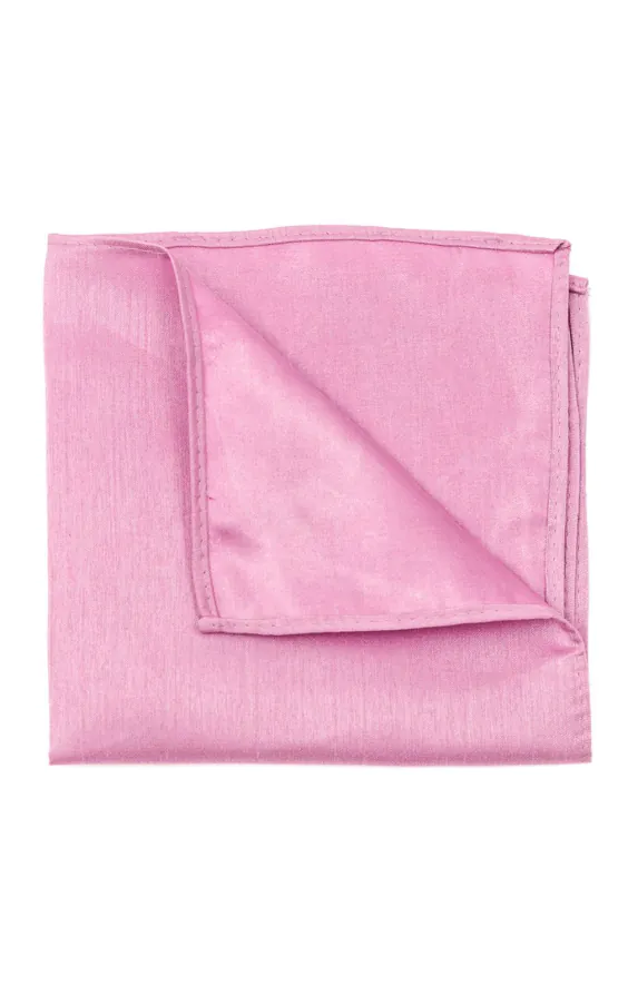 Roze Polyester Dupion Pochet
