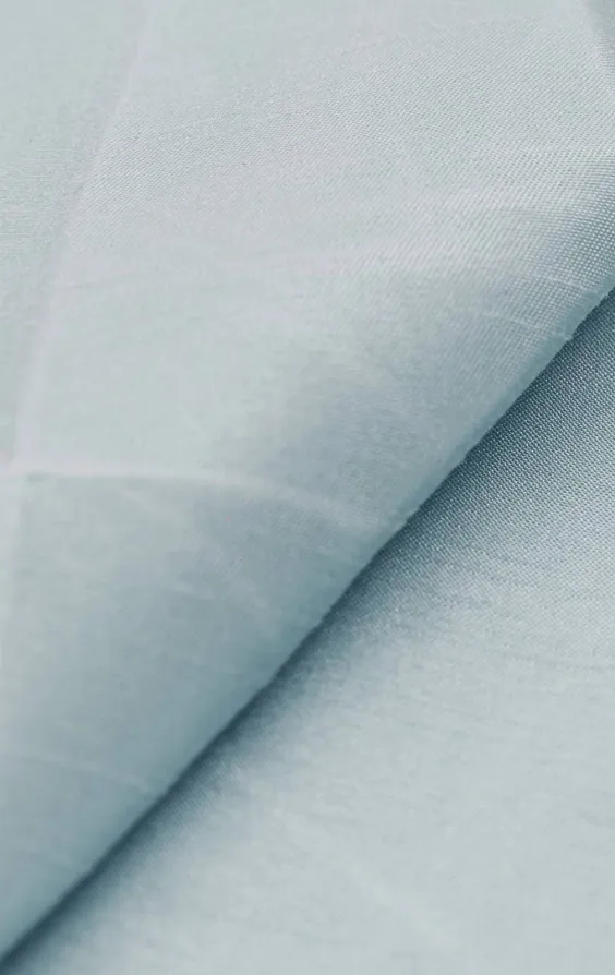 Poederblauw Polyester Dupion Pochet - photo 2
