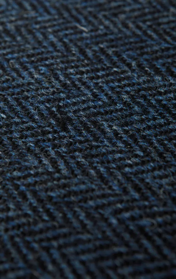 Harris Tweed blauw kostuum met visgraat patroon - photo 9 Harris Tweed blauw kostuum met visgraat patroon - photo 9