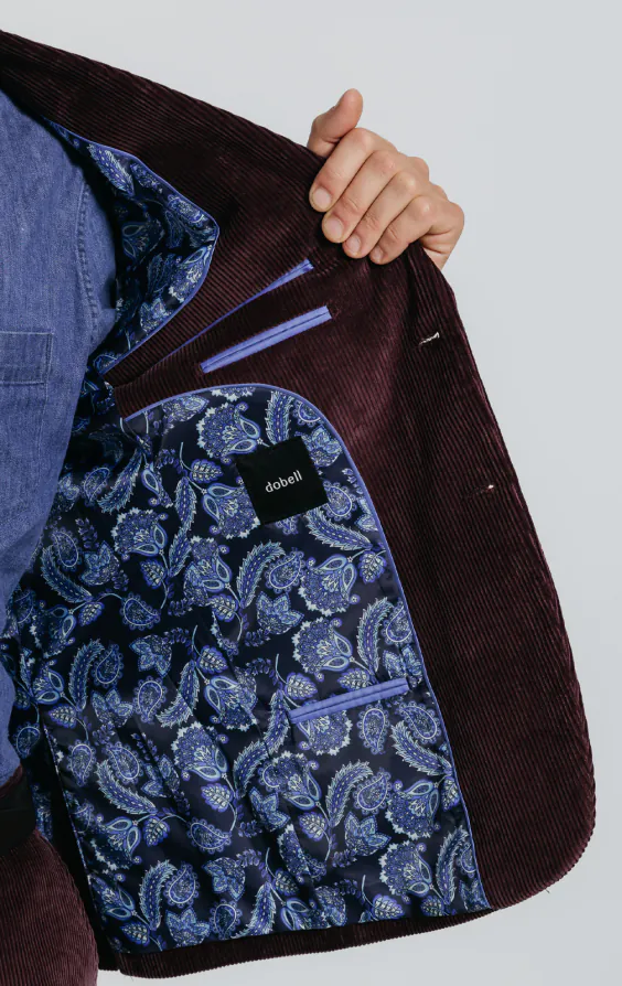Bordeaux rood corduroy colbert - photo 4 Bordeaux rood corduroy colbert - photo 4