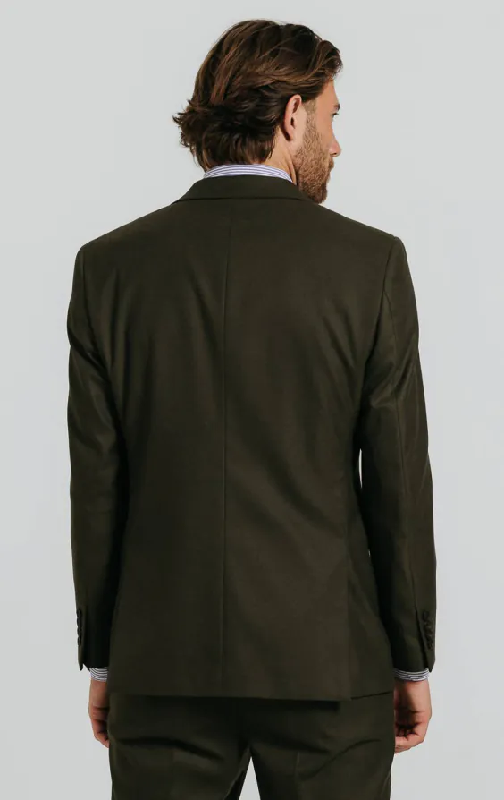 Donker groen twill pak - photo 2 Donker groen twill pak - photo 2