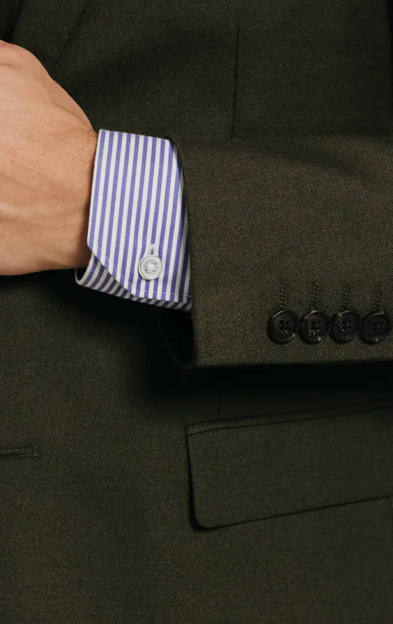 Donker groen twill colbert - photo 2 Donker groen twill colbert - photo 2