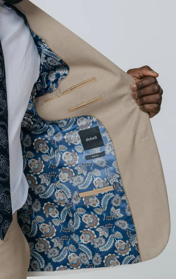 Stone sharkskin slim fit colbert - photo 4 Stone sharkskin slim fit colbert - photo 4