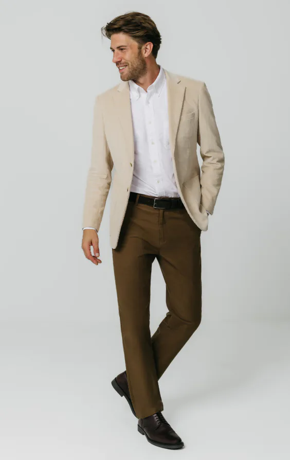 Beige corduroy colbert - photo 1 Beige corduroy colbert - photo 1