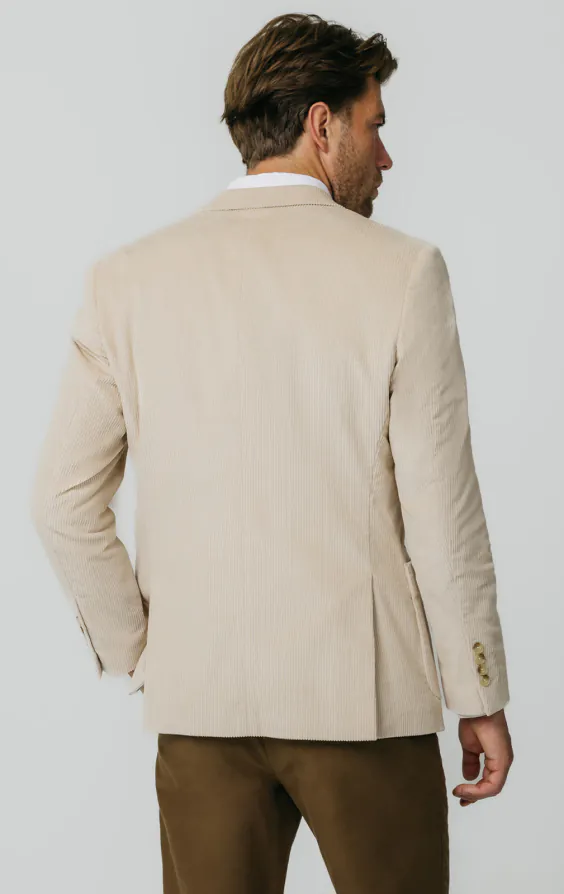 Beige corduroy colbert - photo 5 Beige corduroy colbert - photo 5