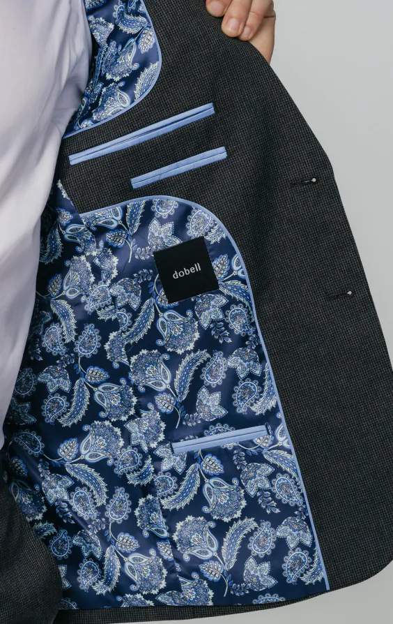 Charcoal Puppytooth geruit colbert - photo 4