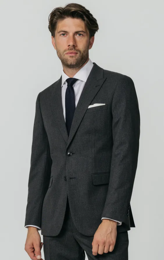 Charcoal Puppytooth geruit colbert Charcoal Puppytooth geruit colbert
