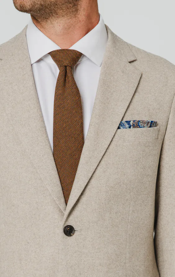 Stone Donegal tweed colbert - photo 3 Stone Donegal tweed colbert - photo 3