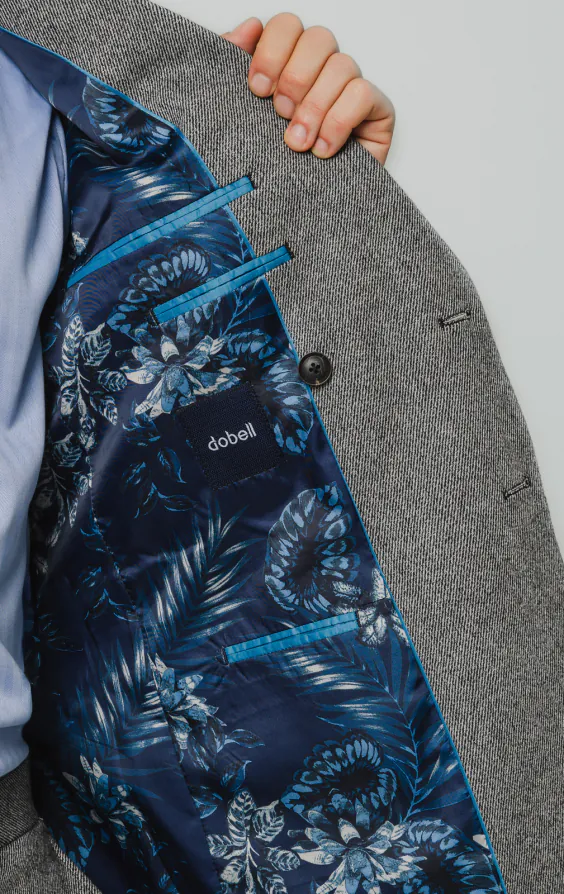 Grijs twill tweed colbert - photo 4 Grijs twill tweed colbert - photo 4