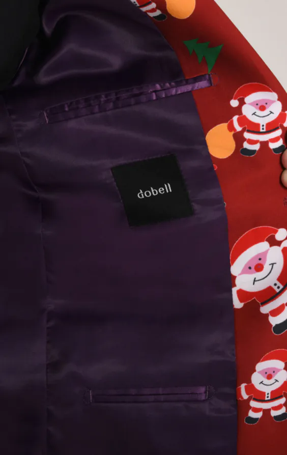 'Happy Santa Claus' feestelijke kerst colbert - photo 4
