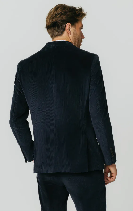Marine blauw corduroy double breasted colbert - photo 5 Marine blauw corduroy double breasted colbert - photo 5