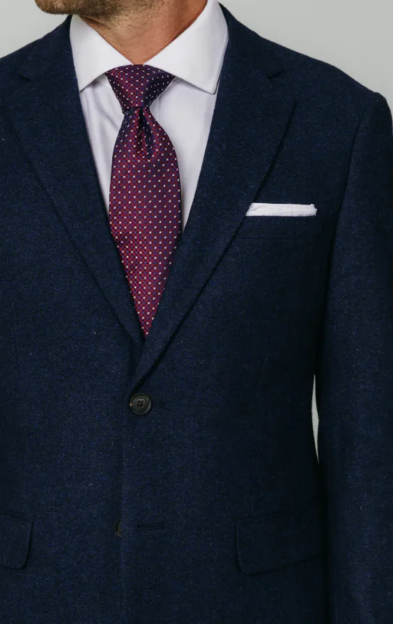 Dobel navy Donegal Tweed colbert - photo 3 Dobel navy Donegal Tweed colbert - photo 3