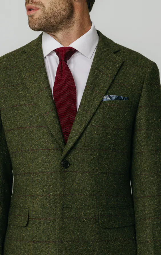 Groen groot geruit tweed colbert - photo 3 Groen groot geruit tweed colbert - photo 3