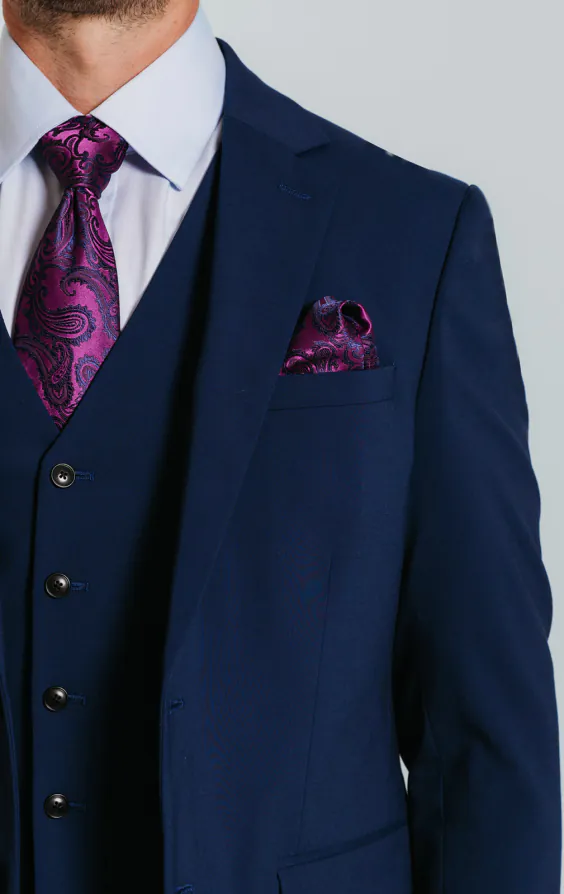 Blauw slimfit colbert - photo 3