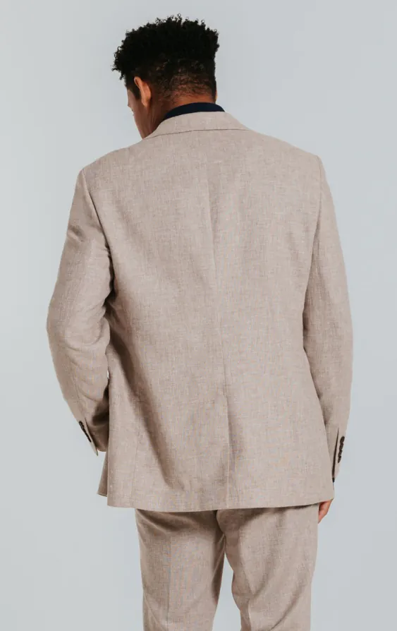 Zand kleurig linnen blazer - photo 1 Zand kleurig linnen blazer - photo 1