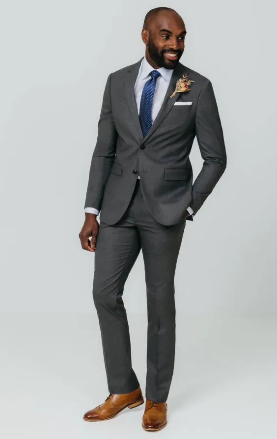 Grijs slim fit colbert - photo 1 Grijs slim fit colbert - photo 1