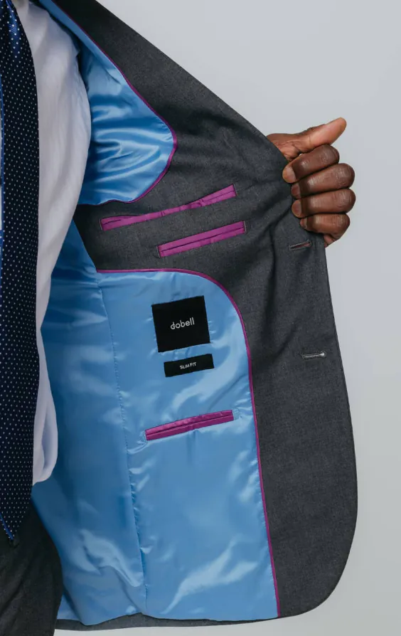 Grijs slim fit colbert - photo 4 Grijs slim fit colbert - photo 4