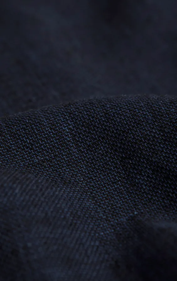 Navy linnen gilet - photo 3