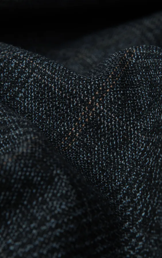 Navy met roest geruit gilet - photo 3 Navy met roest geruit gilet - photo 3
