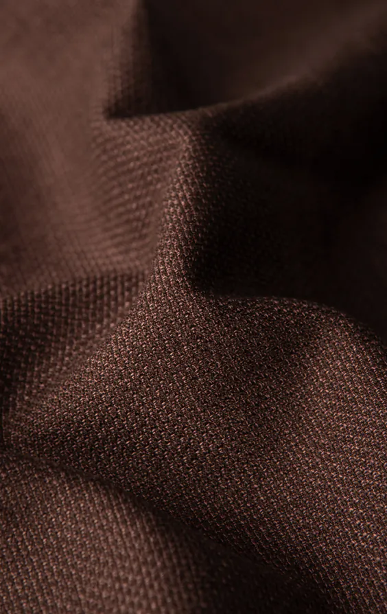 Roestbruin getextureerd geweven gilet - photo 3