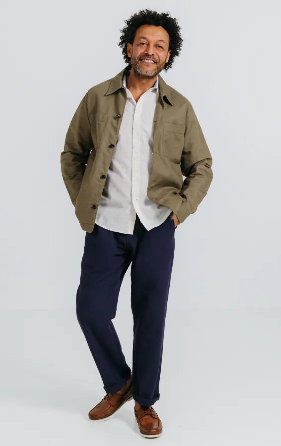 Wit shirt met korte mouwen en gekleurd vlechtwerk - photo 1