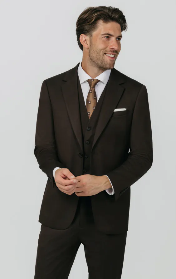 Bruin twill 3-delig pak