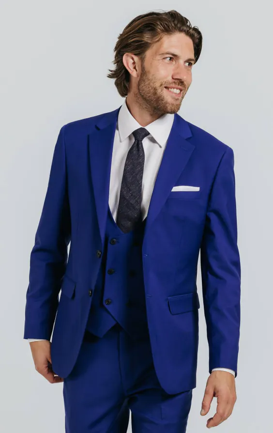 Hel blauw 3 delig kostuum Hel blauw 3 delig kostuum