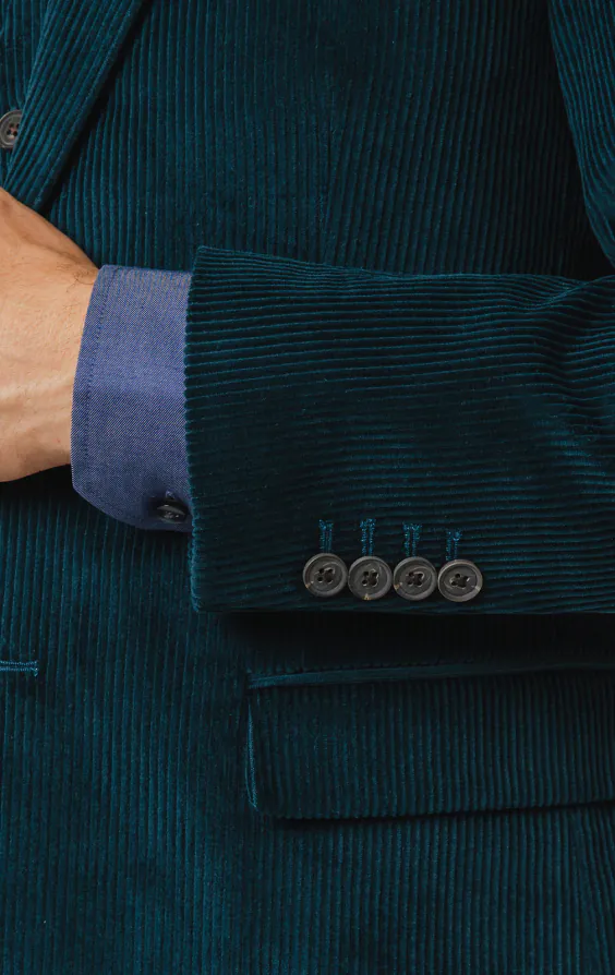 Teal corduroy 3-delig pak - photo 2