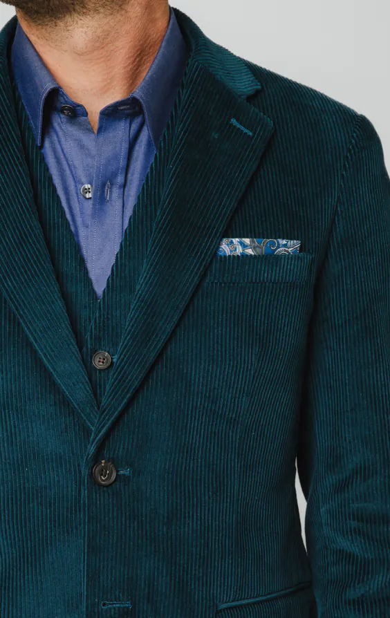 Teal corduroy 3-delig pak - photo 3
