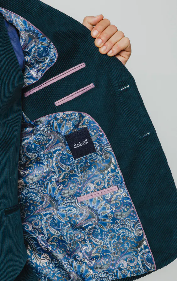 Teal corduroy 3-delig pak - photo 4