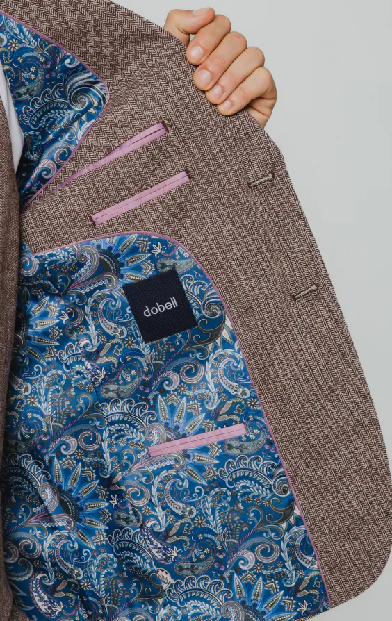 Roodhout visgraat tweed 3 delig pak - photo 4 Roodhout visgraat tweed 3 delig pak - photo 4