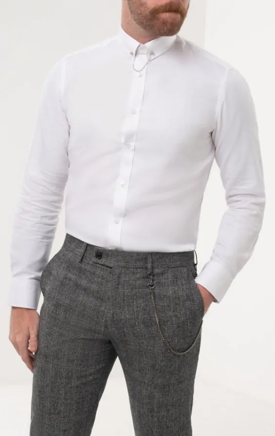 Penny collar overhemd best sale