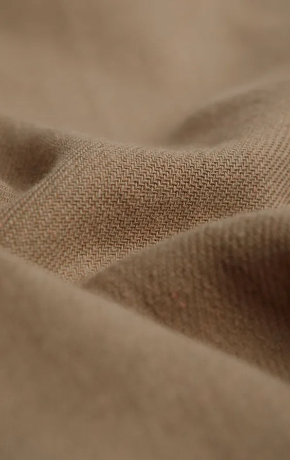 Tan linnen twill gilet - photo 4