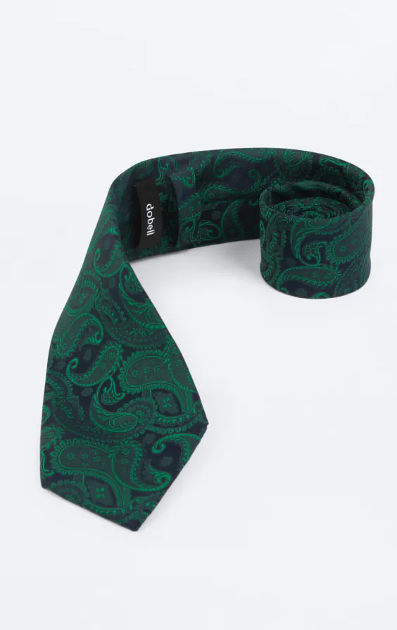 Groene paisley stropdas - photo 1 Groene paisley stropdas - photo 1
