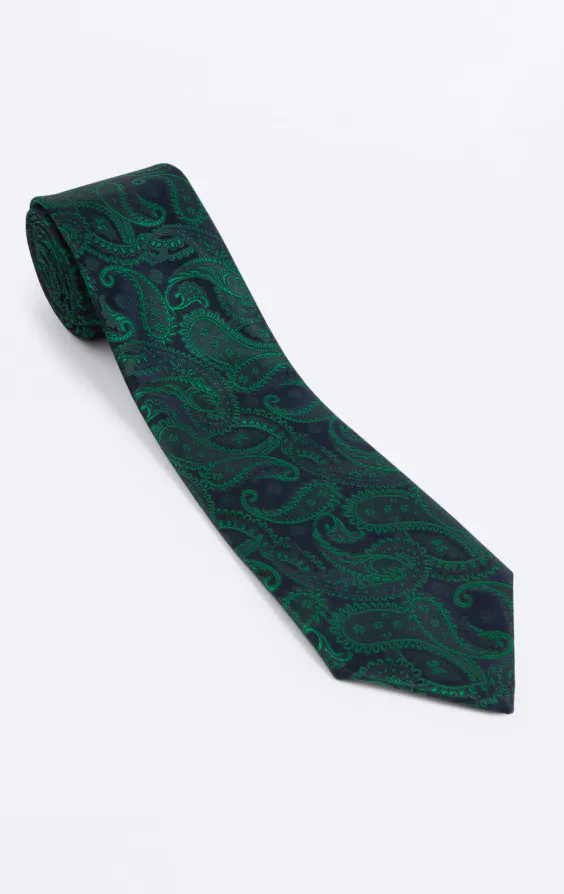 Groene paisley stropdas - photo 2 Groene paisley stropdas - photo 2