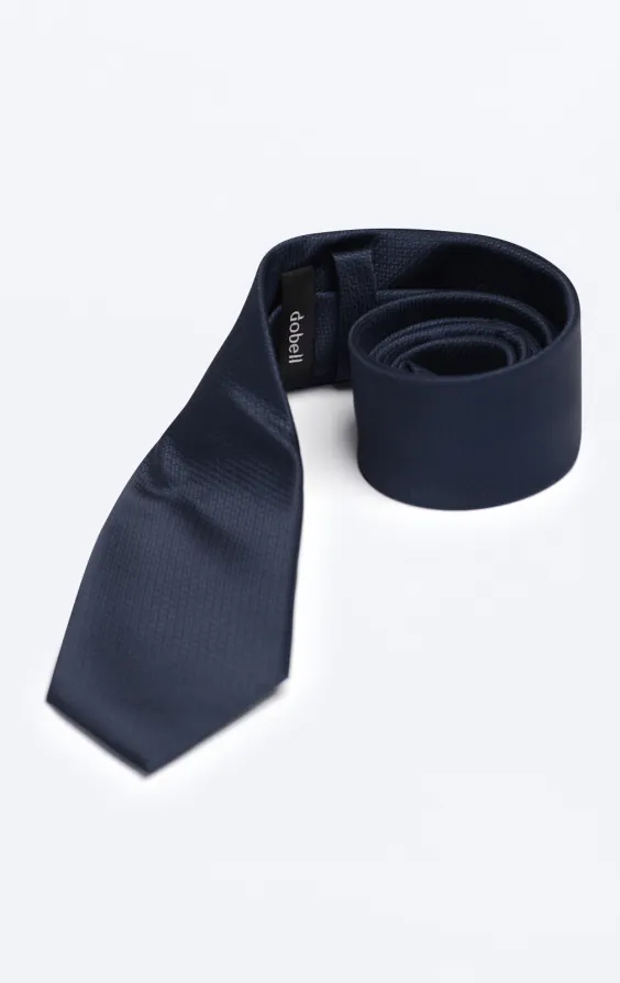 Marineblauw getextureerde stropdas - photo 1 Marineblauw getextureerde stropdas - photo 1