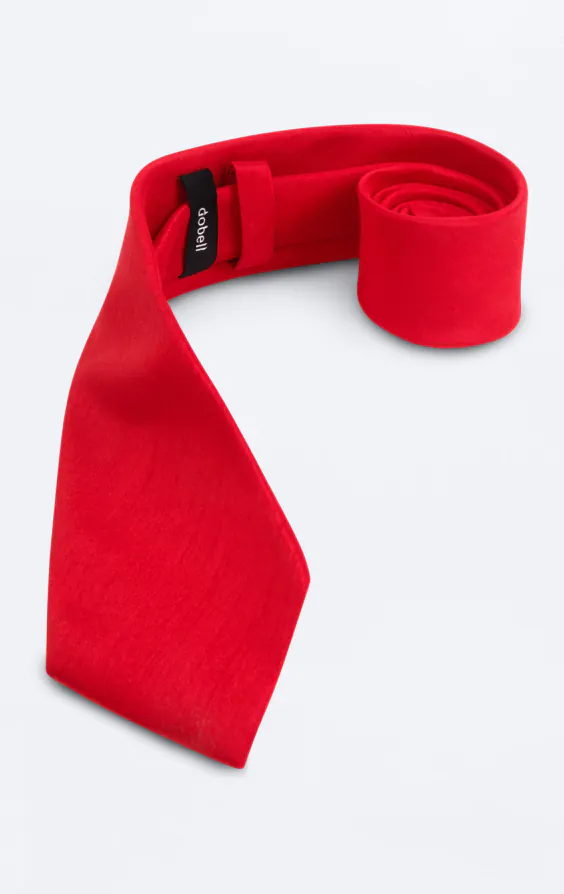 Poly dupion stropdas in rood - photo 1 Poly dupion stropdas in rood - photo 1