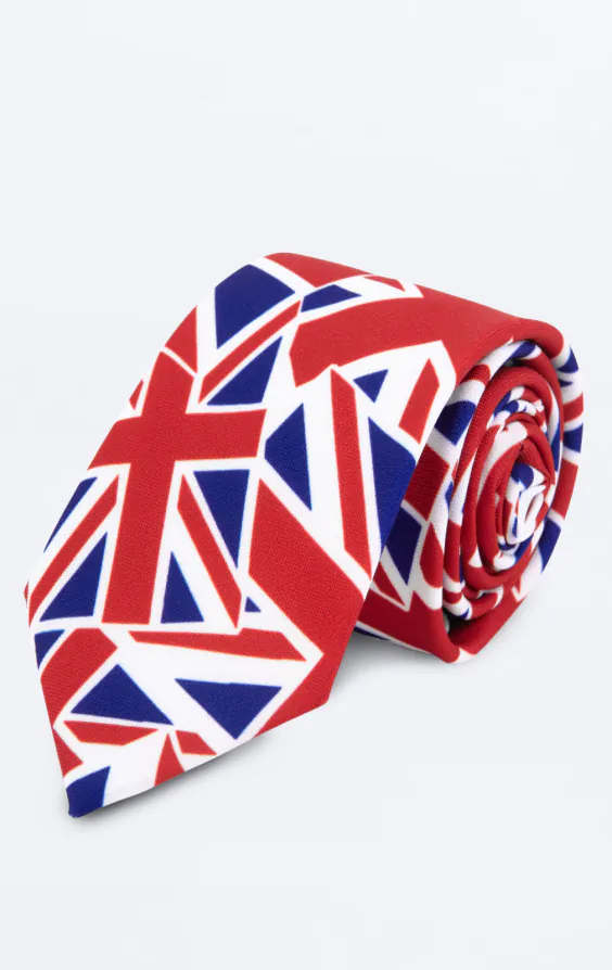 Vintage Union jack stropdas