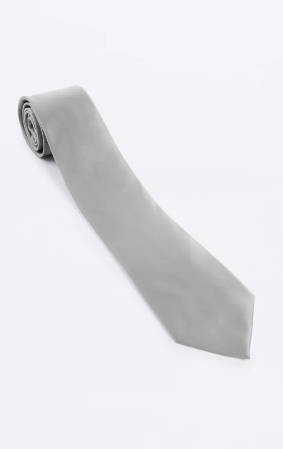 Poly stropdas in zilver - photo 2