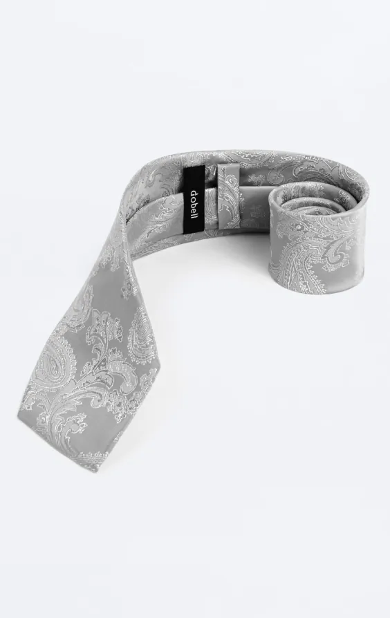 Zilveren paisley stropdas - photo 1