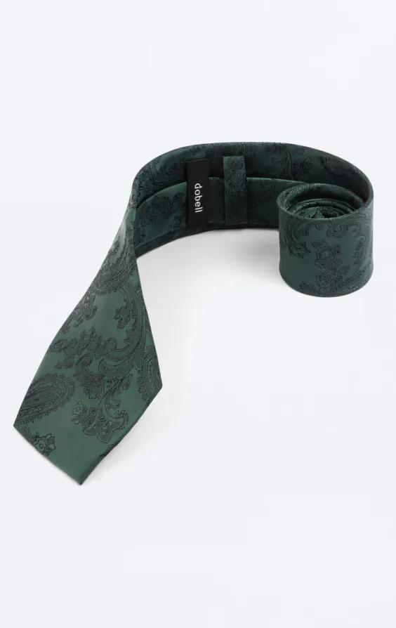 Racing groen paisley stropdas - photo 1