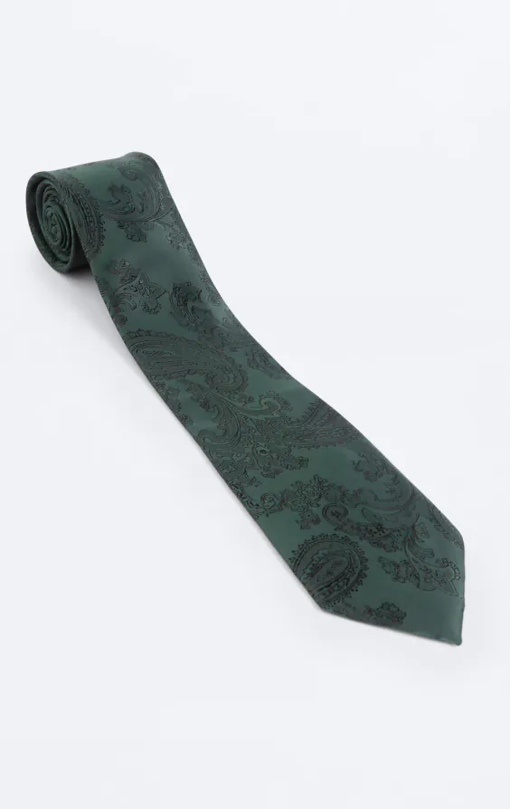 Racing groen paisley stropdas - photo 2